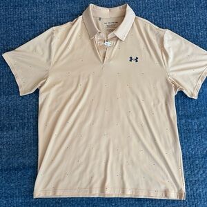 * SOLD* Under Armour Men's Beige Polo Shirt